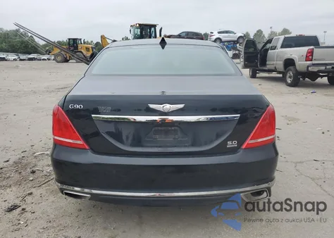 2017 Genesis G90 Ultimate z USA, uszkodzony, nr VIN KMHG54JH0HU027677